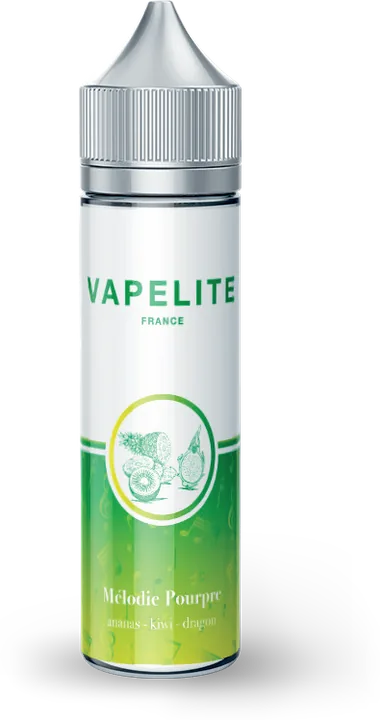 E-liquide Vapelite Mélodie Pourpre, flacon de 50 ml