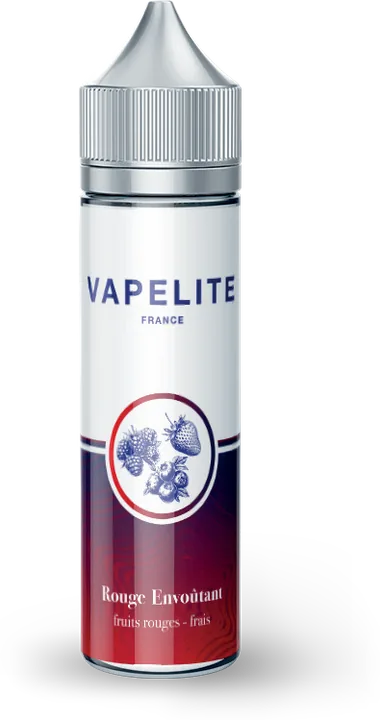 E-liquide Vapelite Rouge Envoûtant, flacon de 50 ml