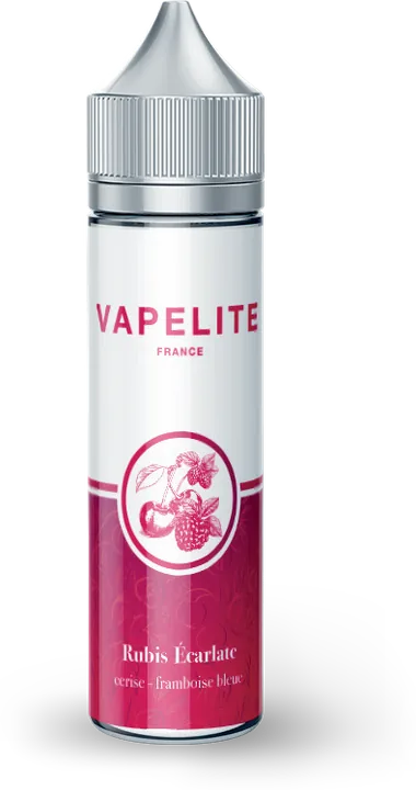 E-liquide Vapelite Rubis Écarlate, flacon de 50 ml