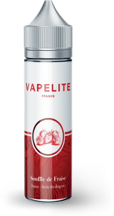 E-liquide Vapelite Souffle de Fraise, flacon de 50 ml